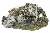 Cubic Pyrite, Sphalerite & Quartz Crystal Association - Peru #136217-2